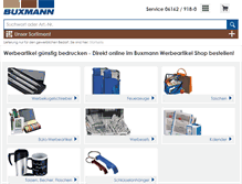 Tablet Screenshot of buxmann.de